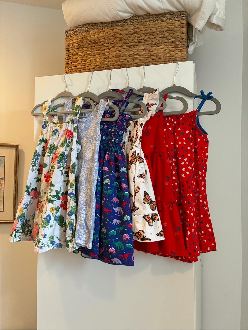Bundle of 6 3T Summer Dresses- Old Navy, Okie Dokie, Cat & Jack